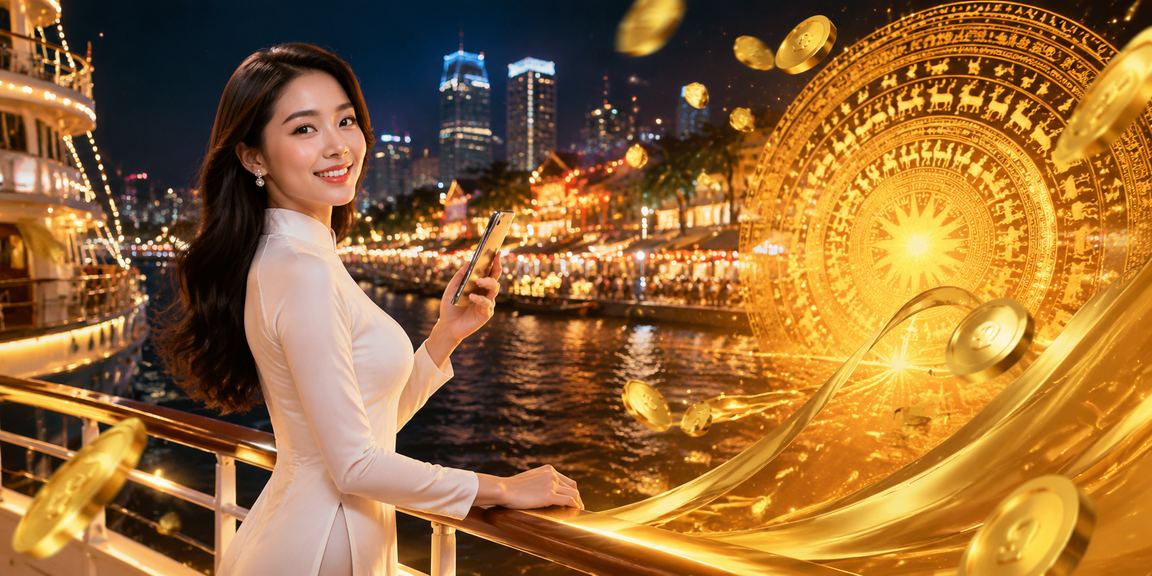 Phụ nữ mặc áo dài nhận quà VIP bonus tại khu vực nghỉ dưỡng Nha Trang